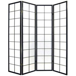 Fine Asianliving Japanse Kamerscherm B180xH180cm 4 Panelen Shoji