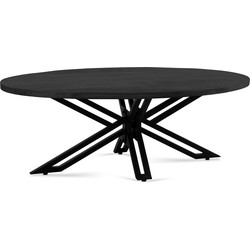 Benoa Yana Elipse Coffee Table Black 130 cm