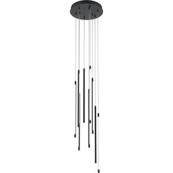 Maytoni - Hanglamp Light stick - Zwart - Ø35