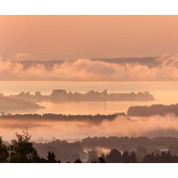 Sanders & Sanders fotobehang zonsondergang terracotta roze - 300 x 250 cm - 612358