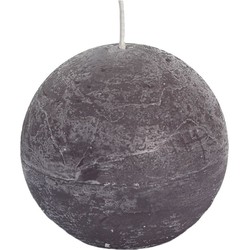 Rustic sphere candle 80 taupe