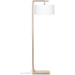 Vloerlamp Himalaya - Bamboe/Wit - Ø47cm