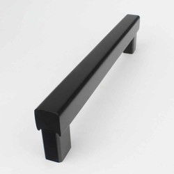 Deurgreep Tim - zwart - 160 mm - Industrieel - Handgreep - Kastgreep - Ladegreep