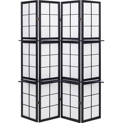 GOMAGOI - Kamerscherm - Zwart - Hout