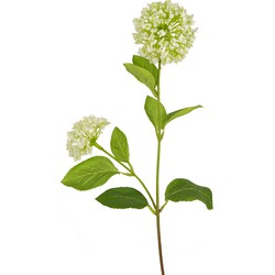 Kunstbloem Sneeuwbal/Viburnum 70 cm groen/wit