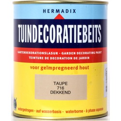 Tuindecoratiebeits 716 taupe 750 ml - Hermadix