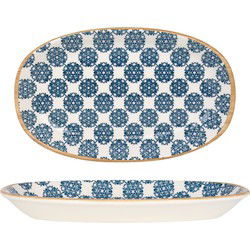 Bonna Serveerschaal - Lotus - Porselein - 29x17 cm - set van 2