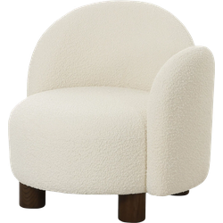 Isabeau fauteuil bouclé wit