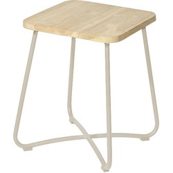 Liz side table 40x40x50 cm taupe - Max&Luuk