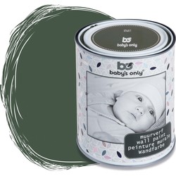Baby's Only Muurverf mat voor binnen - Babykamer & kinderkamer - Khaki - 1 liter - Op waterbasis - 8-10m² schilderen - Makkelijk afneembaar