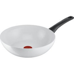 Tefal Ceramic Control Wok 28 cm Wit