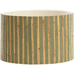 Light&living Kap cilinder 40-40-25 cm SIMNO bamboe+groen