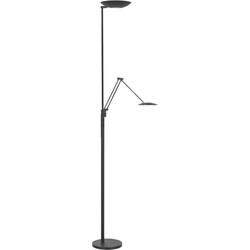 Lamde;okle Metalen Highlight Geneva LED Vloerlamp - Zwart