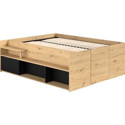 Bed met Opbergruimte Onder het Bed en Lade - 140x190/200 cm - Travel