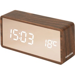 Alarm Clock Copper Mirror LED 