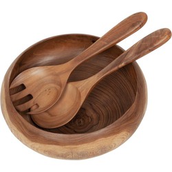 MUST Living Salad bowl MUST Living including fork and spoon,7xØ22 cm