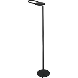 Dimbare LED vloerlamp Mexlite Platu Zwart