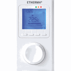 Etherma ET-14A - Draadloze Klokthermostaat - Geschikt voor infrarood - Zoneregelaar - 868 MHz - 3V