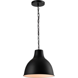 QUVIO Hanglamp rond zwart - QUV5076L-BLACK