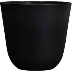 Pot Palermo zwart D19 H17 cm