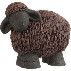 J-line - Schaap Poly Bruin/zwart L - 56x31x46cm