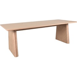 LABEL51 Eetkamertafel Jule - Naturel - Eiken - 210x100 cm