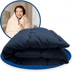 Zavelo Eazzy All-in-one-Dekbed Navy-Lits-Jumeaux (240x220 cm)