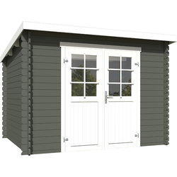 Blokhut Nadia 275x230 Green Grey-Wit