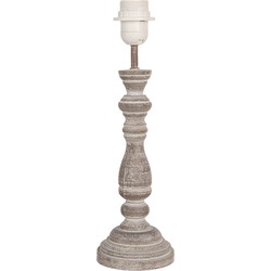 Clayre & Eef Lampenvoet Ø 11x35 cm Bruin Hout