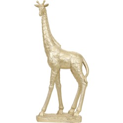 D - Light & Living - Ornament GIRAFFE - 30x17x66cm - Goud