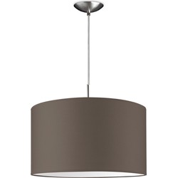 hanglamp tube deluxe bling Ø 40 cm - taupe