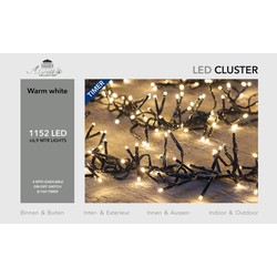 Kerstlampjes lichtsnoeren clusterlichtjes 700 cm - Kerstverlichting kerstboom