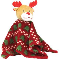 Unique Living - Knuffeldoekje Plush Xmas Friends 38x38cm Reindeer
