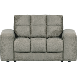 WOOOD Second Date Loveseat - Structure Velvet - Frost
