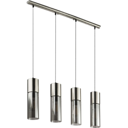 Moderne hanglamp Annika - L:80cm - E27 - Metaal - Grijs