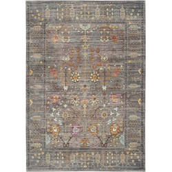 Safavieh Craft Art-Inspired Indoor Woven Area Rug, Valencia Collection, VAL108, in Grey & Multi, 152 X 244 cm