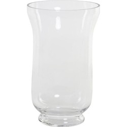 Trompet vaas glas transparant 14,5 x 24 cm - Vazen