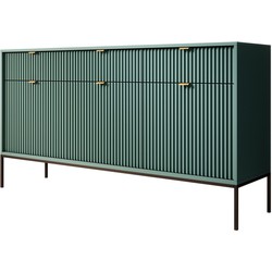 Meubella - Dressoir Navil - Groen - 154 cm