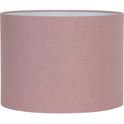 Light & Living - kap - Livigno - roze - textiel - Ø 40cm - E27 - 2240825