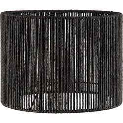 Paper - Cilinder - Verlichting lampenkap - Black - Moderne lampenkap - 30*30*20 cm - E27 lamphouder - Ontworpen voor tafellampen, staande lampen en kroonluchters - Ontworpen voor slaapkamers en woonkamers