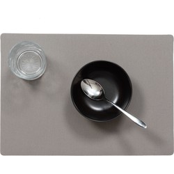 Stevige luxe Tafel placemats Plain taupe 30 x 43 cm - Placemats