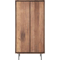 DTP Home Cupboard Metropole low, 2 doors,180x90x45 cm, recycled teakwood