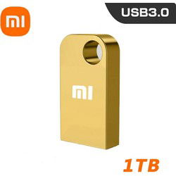 Xiaomi 1Tb Mini Flash Drive Usb3.0 - High-Speed Pen Drive - Geheugengegevensoverdracht - Metalen Pendrive TYPE-C Adapter - goud