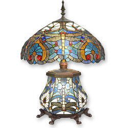 Tafellamp in Tiffany-stijl model 143