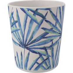 Excellent Houseware drinkbeker - kunststof/melamine - met print - 9 x 11 cm - 440 ml - Drinkbekers