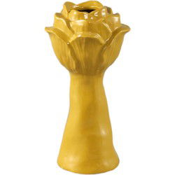 PTMD Vaas Minerva - 13x13x25 cm - Keramiek - Geel