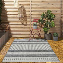 Rio Buitenkleed Indoor & Outdoor Antraciet / Beige - 200 X 290 CM