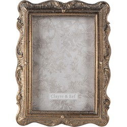 Clayre & Eef Fotolijst Goudkleurig Polyresin