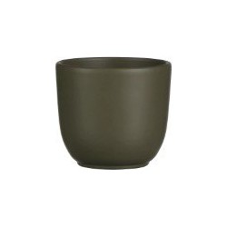 Tusca pot rond groen - h9xd10cm