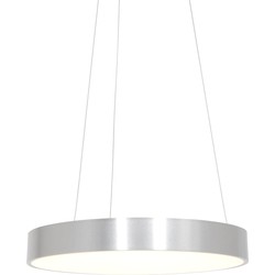 Steinhauer hanglamp Ringlede - zilver - metaal - 48 cm - ingebouwde LED-module - 2695ZI